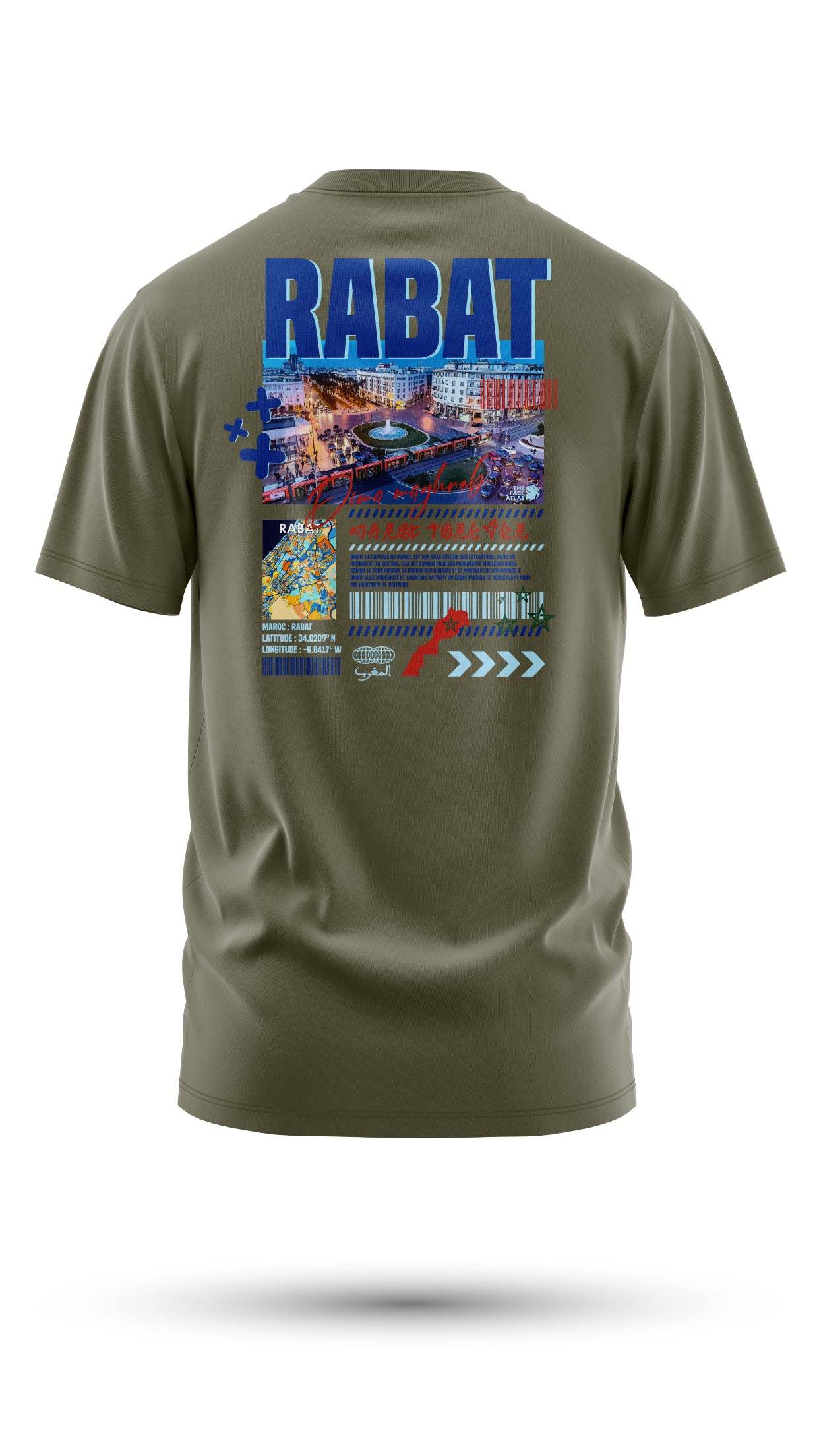 T-shirt Rabat – L’Élégance Impériale de la Capitale Marocaine
