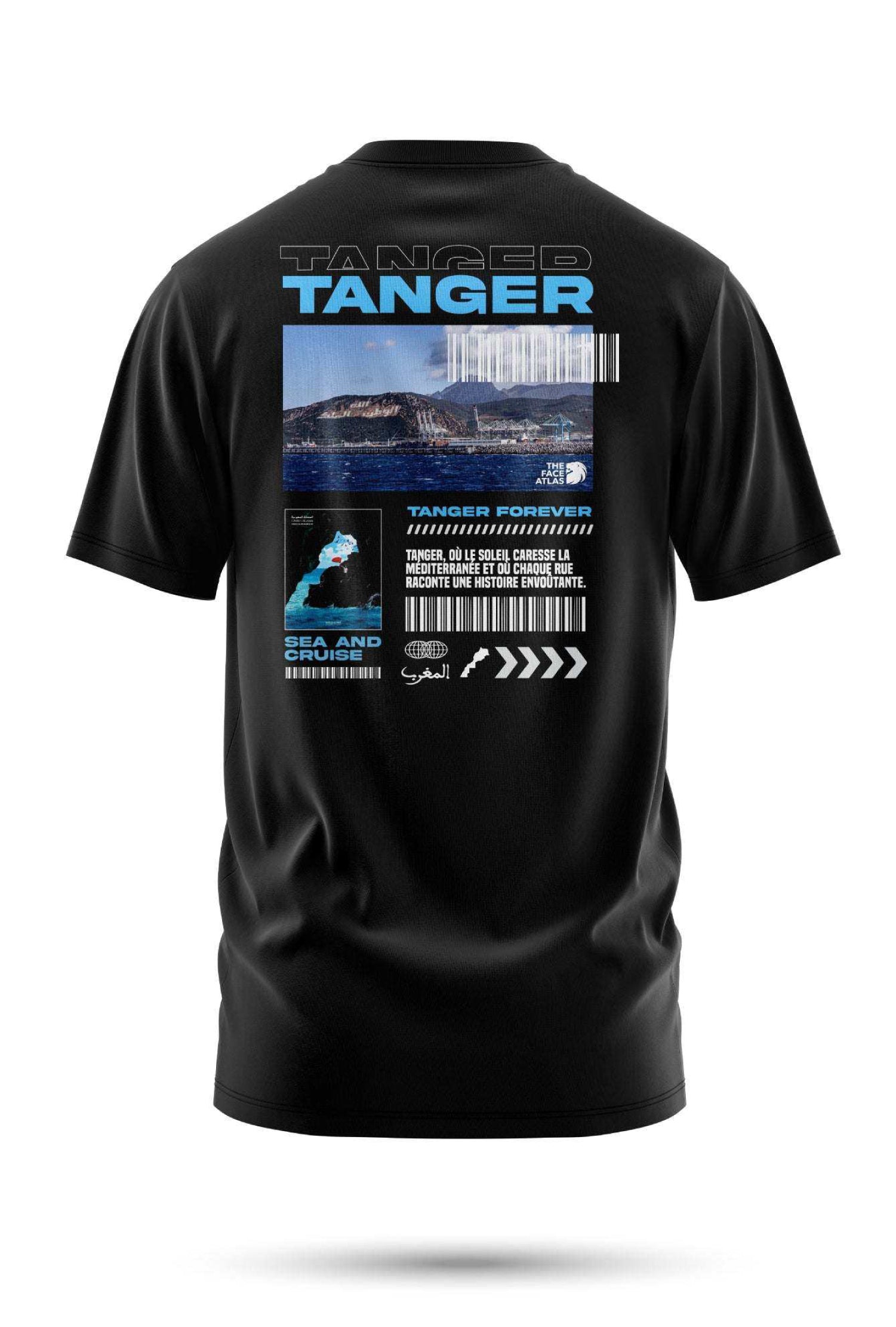 T-shirt Tanger – L’Âme du Maroc Nordique entre Histoire et Modernité