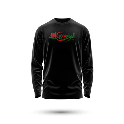 T-shirt Manches Longues Maroc 220g - Noir / XS - tshirt manches longues