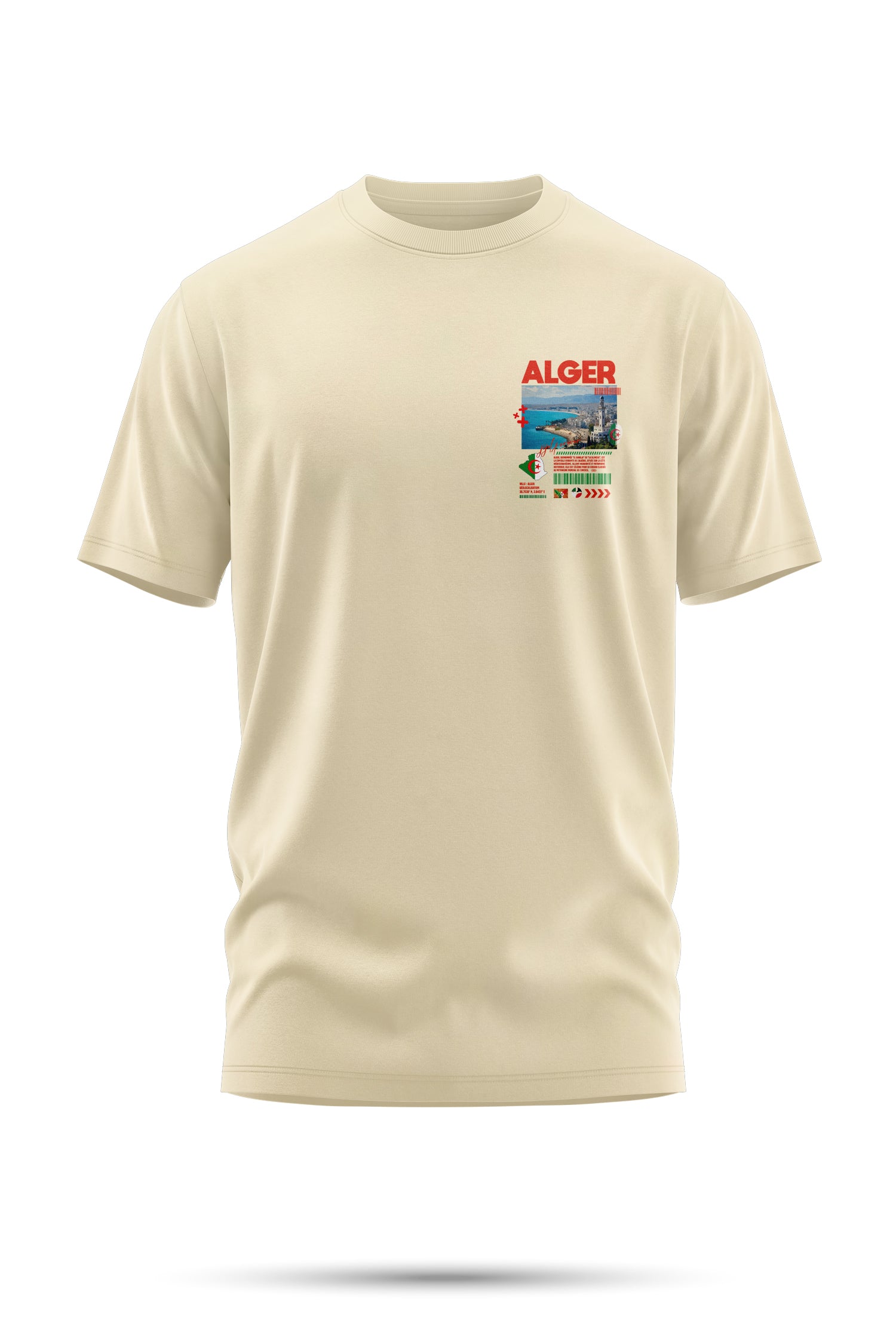 T-shirt Alger – L'Énergie Blanche de la Capitale