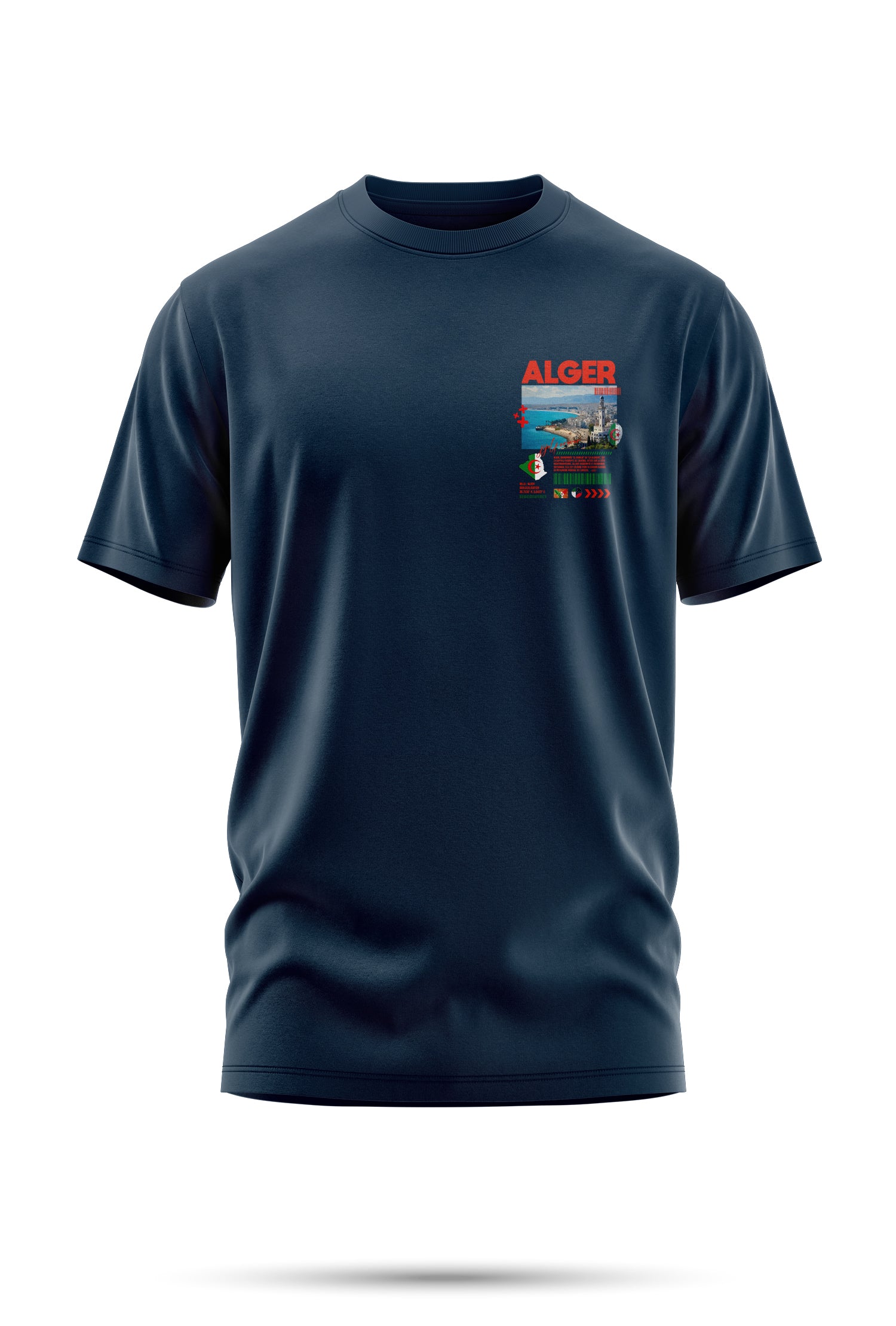 T-shirt Alger – L'Énergie Blanche de la Capitale