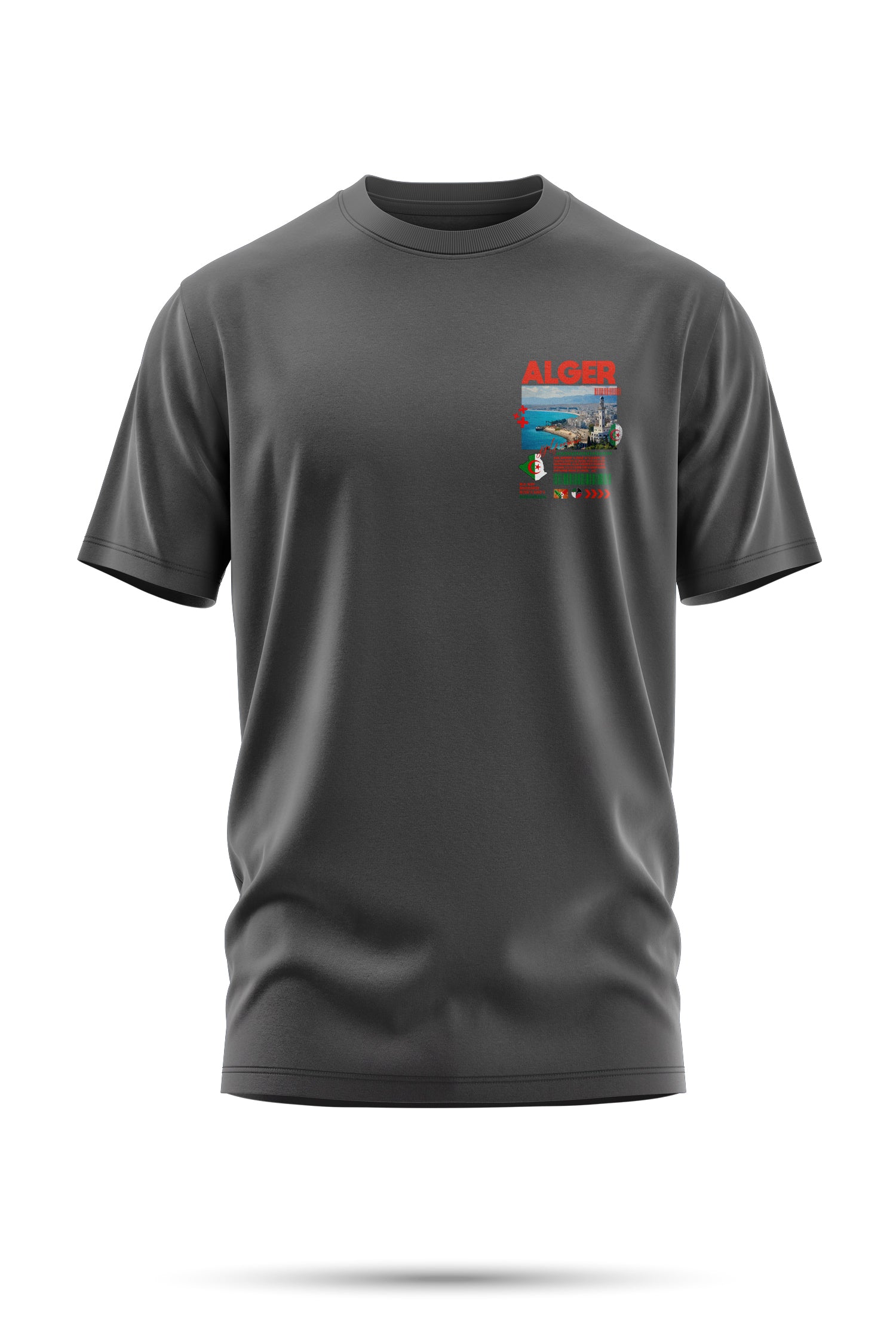 T-shirt Alger – L'Énergie Blanche de la Capitale