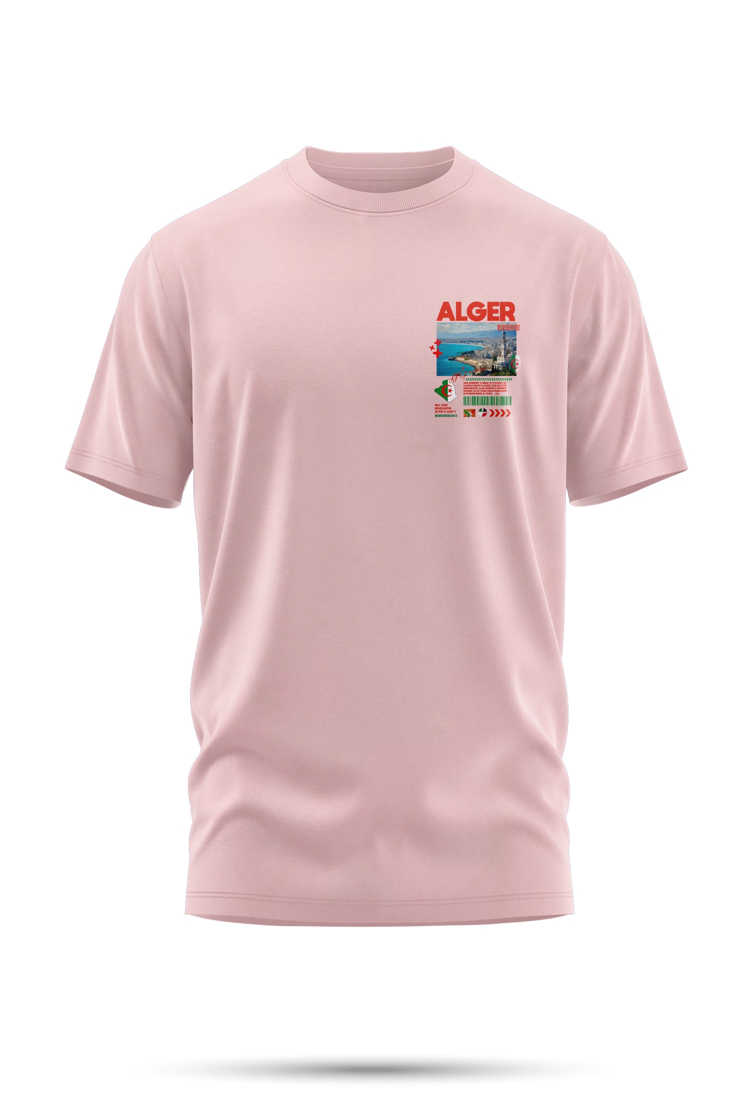 T-shirt Alger – L'Énergie Blanche de la Capitale