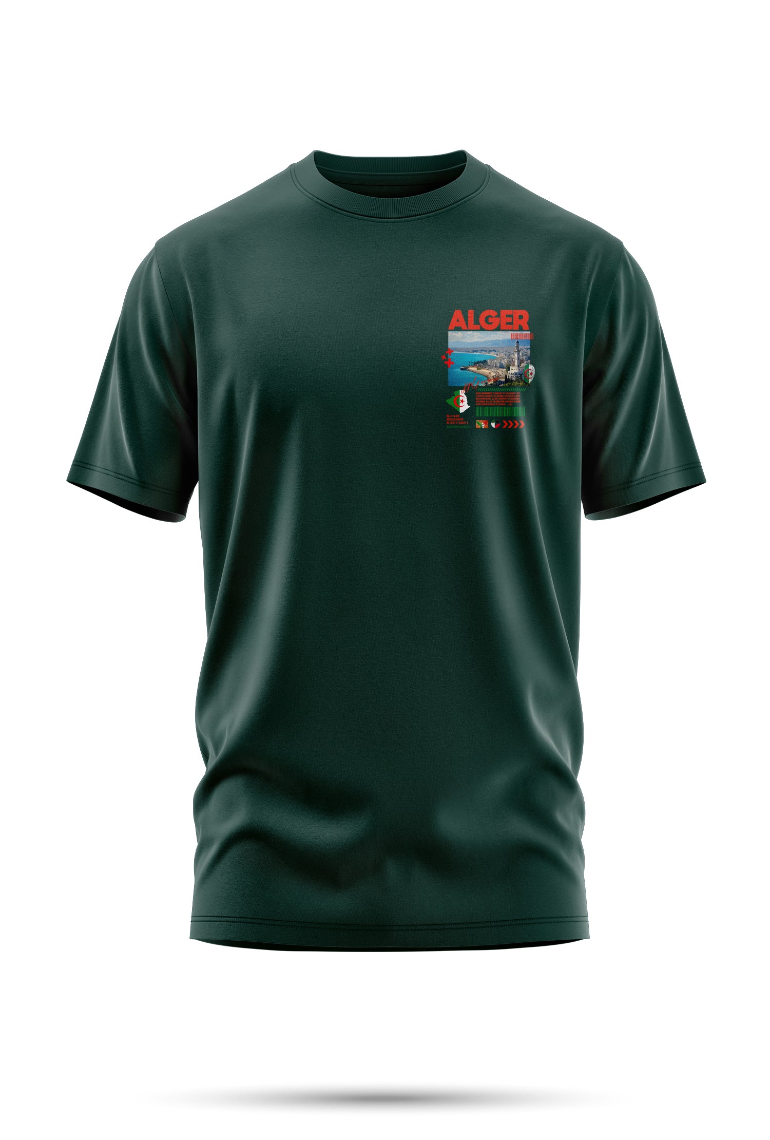 T-shirt Alger – L'Énergie Blanche de la Capitale