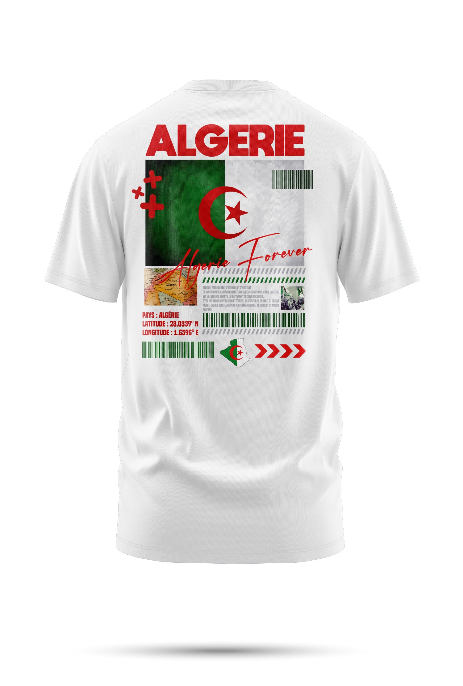T-SHIRT ALGÉRIE – THE FACE ATLAS