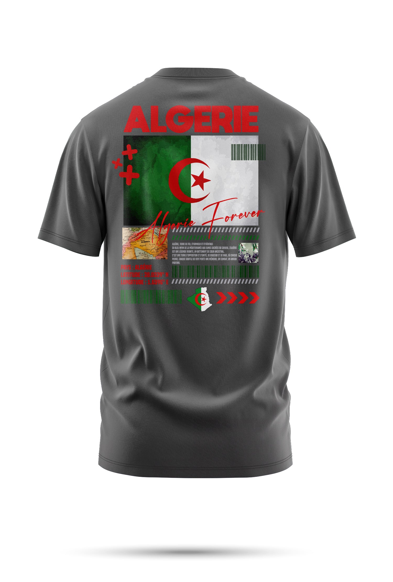 T-SHIRT ALGÉRIE – THE FACE ATLAS