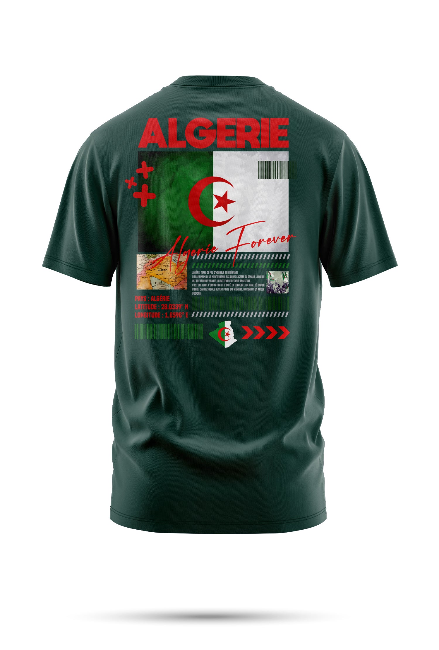 T-SHIRT ALGÉRIE – THE FACE ATLAS