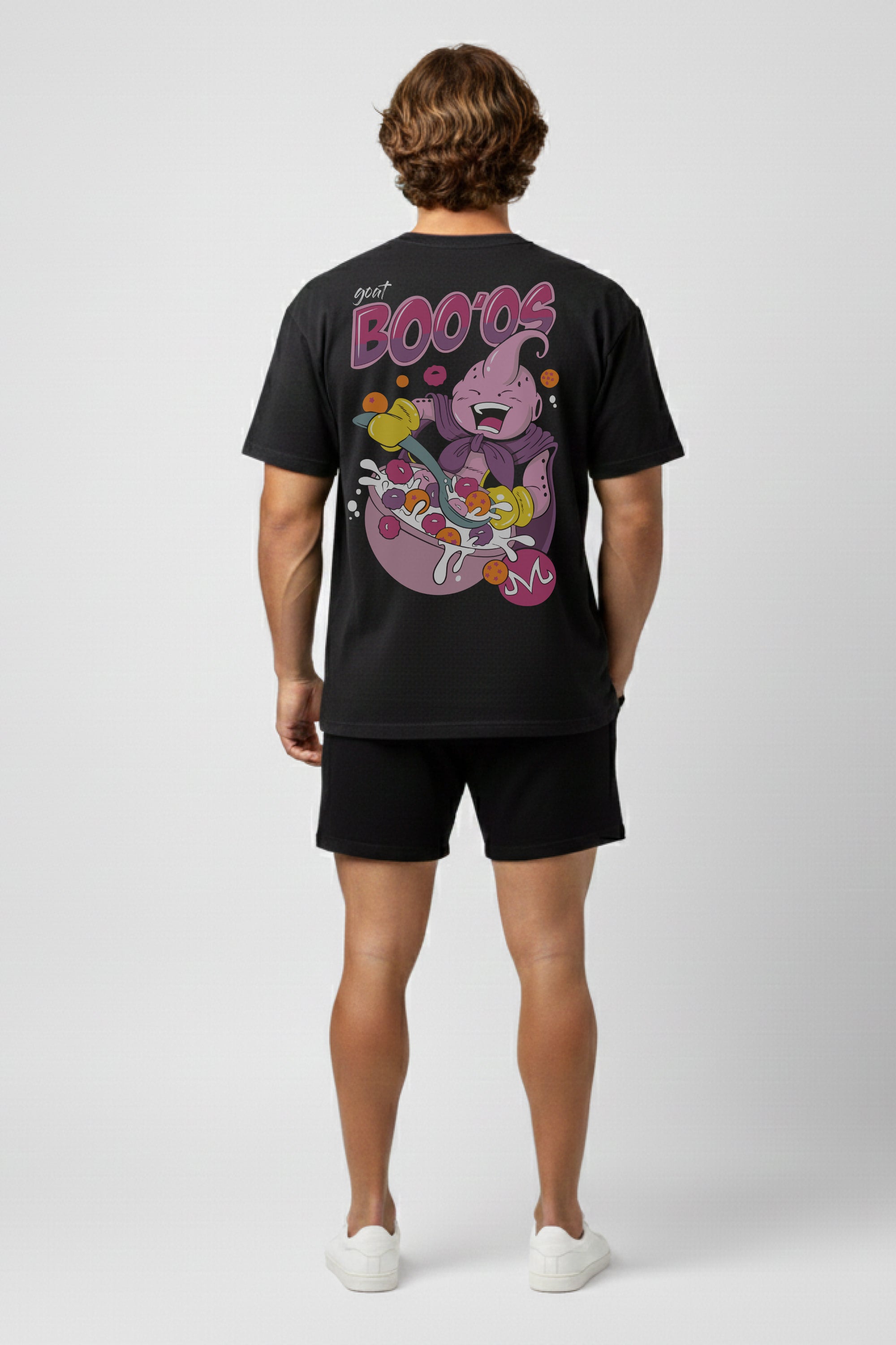 T-shirt Oversize Majin Boo Retro – 260g/m²