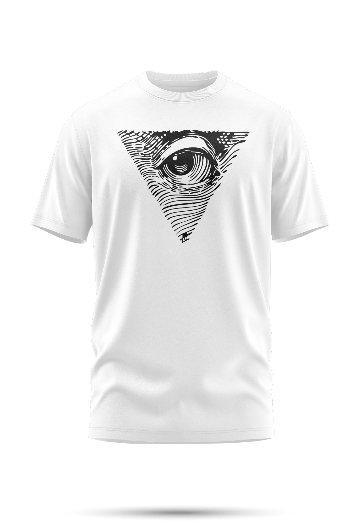 T-Shirt TFA L’Œil Intérieur Brodé – Coupe Carrée 280 g/m²