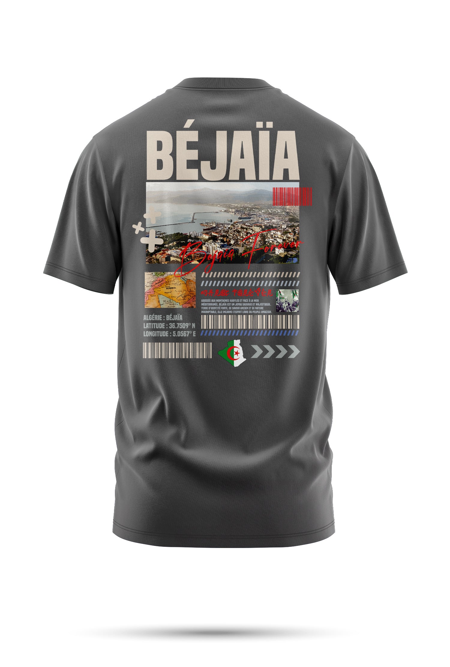 T-SHIRT BÉJAÏA – THE FACE ATLAS