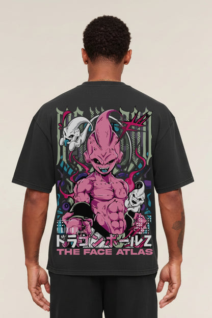 T-shirt Oversize Majin Pink Demon – 260g/m²