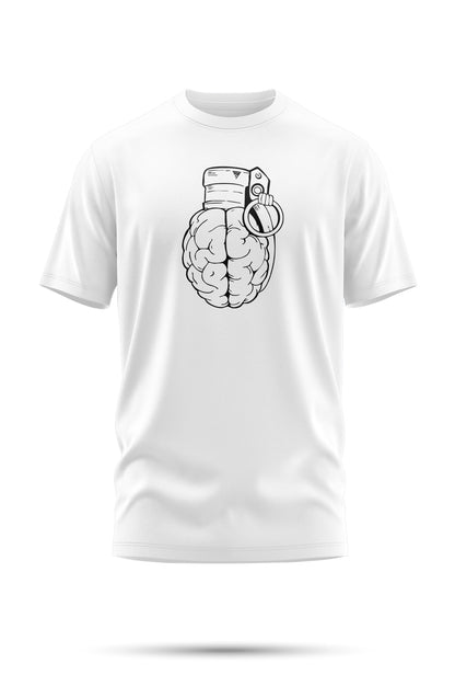 T-Shirt Brodé « MIND GRENADE »