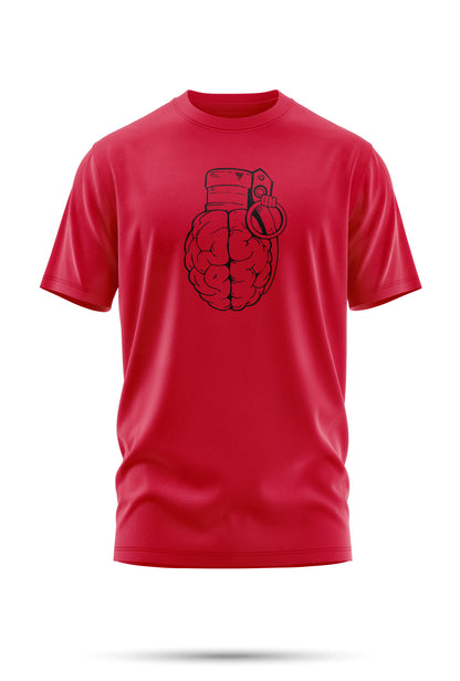 T-Shirt Brodé « MIND GRENADE »