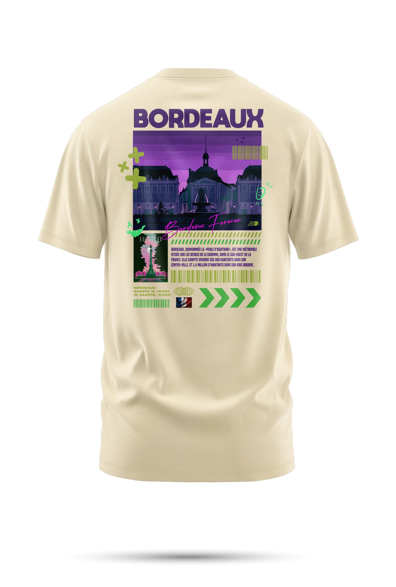 Tshirt BORDEAUX 240g | Coton Premium