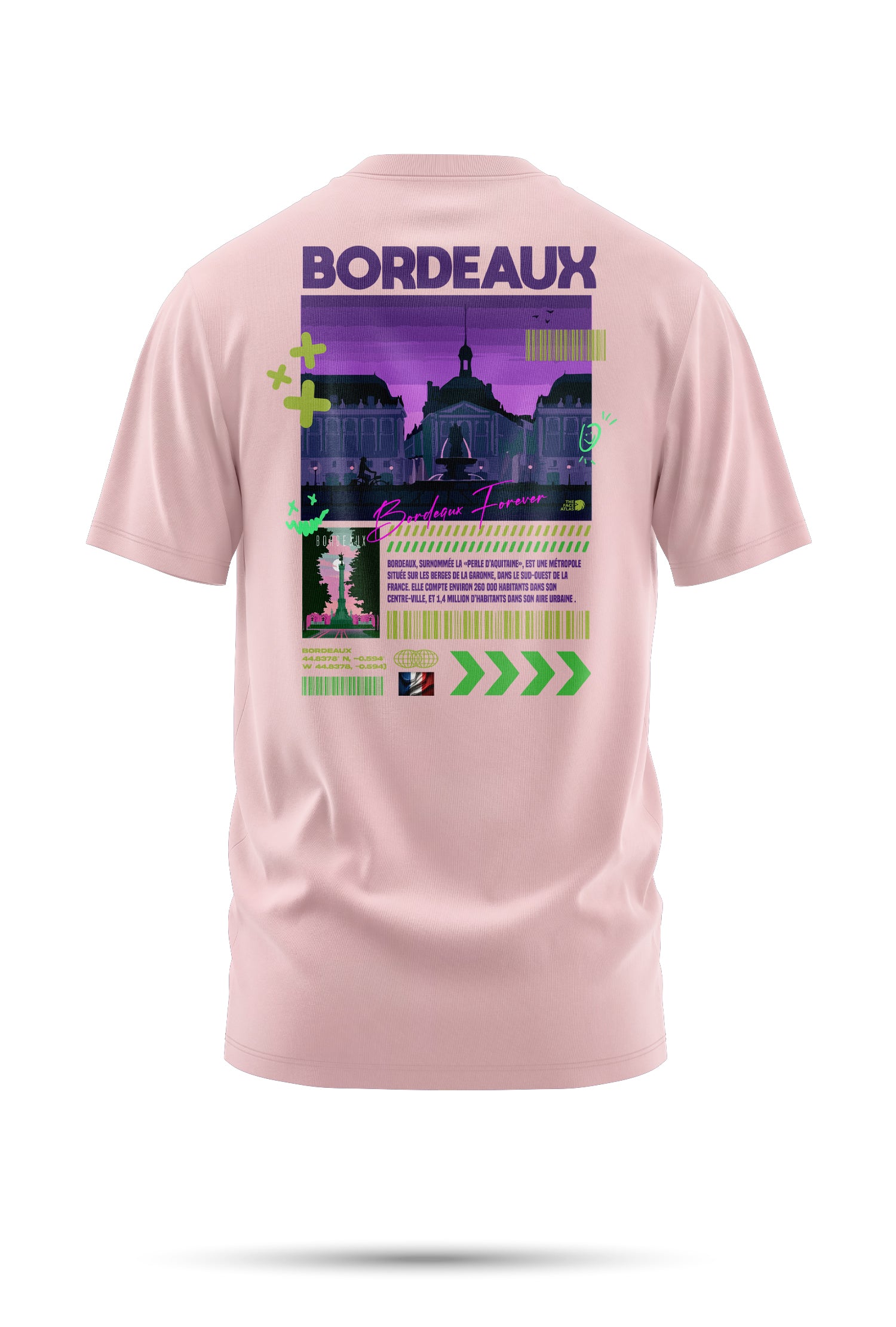 Tshirt BORDEAUX 240g | Coton Premium