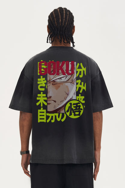 T-shirt Oversize Dark Goku – 260g/m²