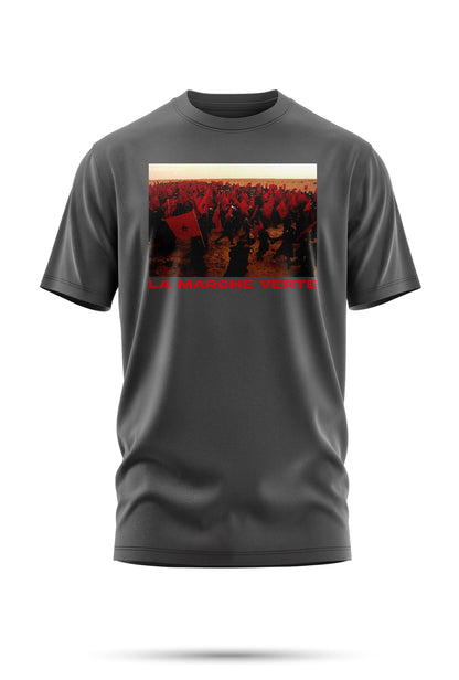T-shirt Hommage à la Marche Verte – L’unité tissée dans le coton
