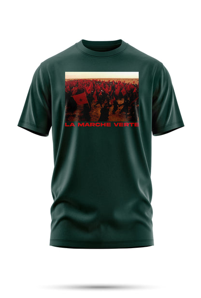 T-shirt Hommage à la Marche Verte – L’unité tissée dans le coton