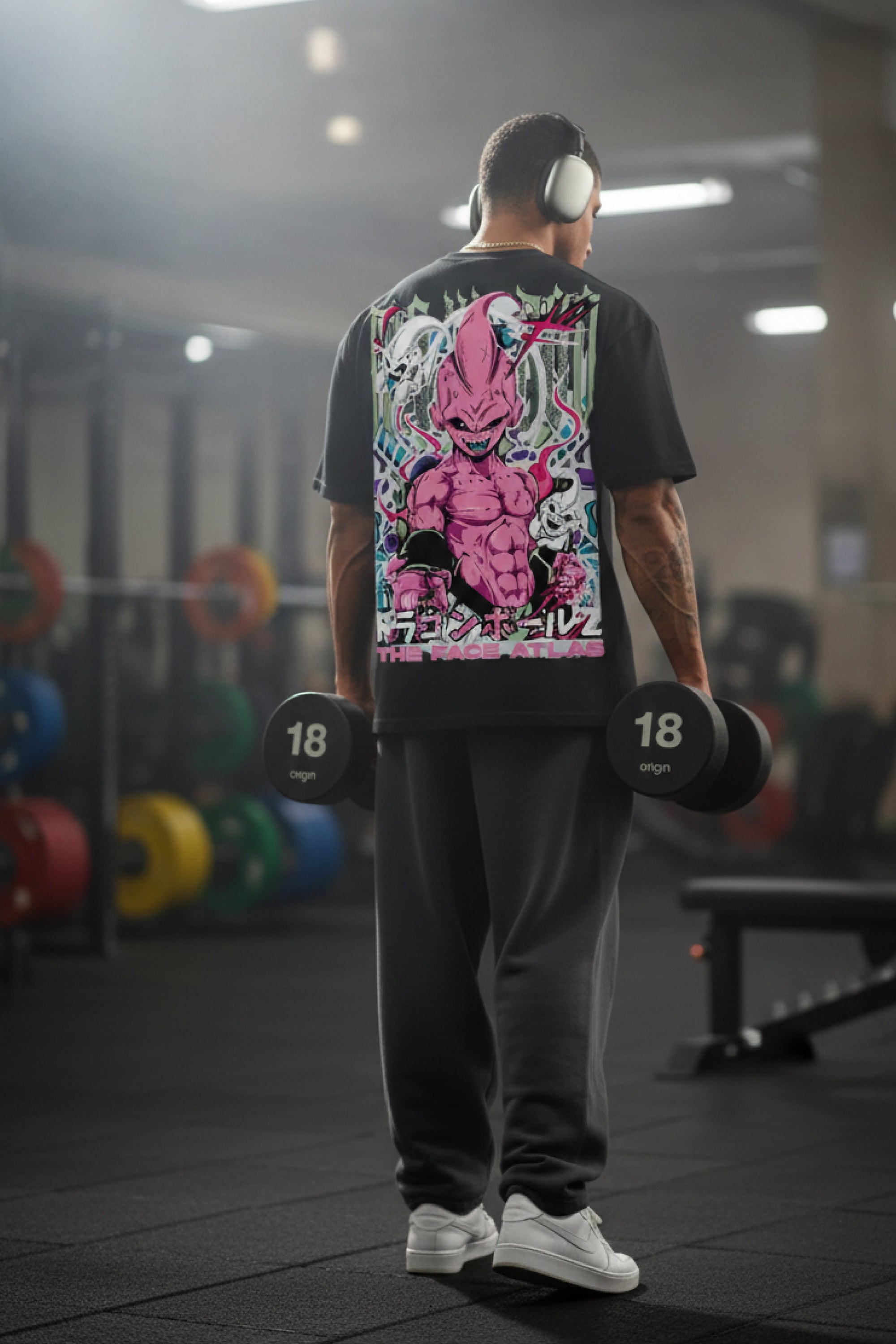 T-shirt Oversize Majin Pink Demon – 260g/m²