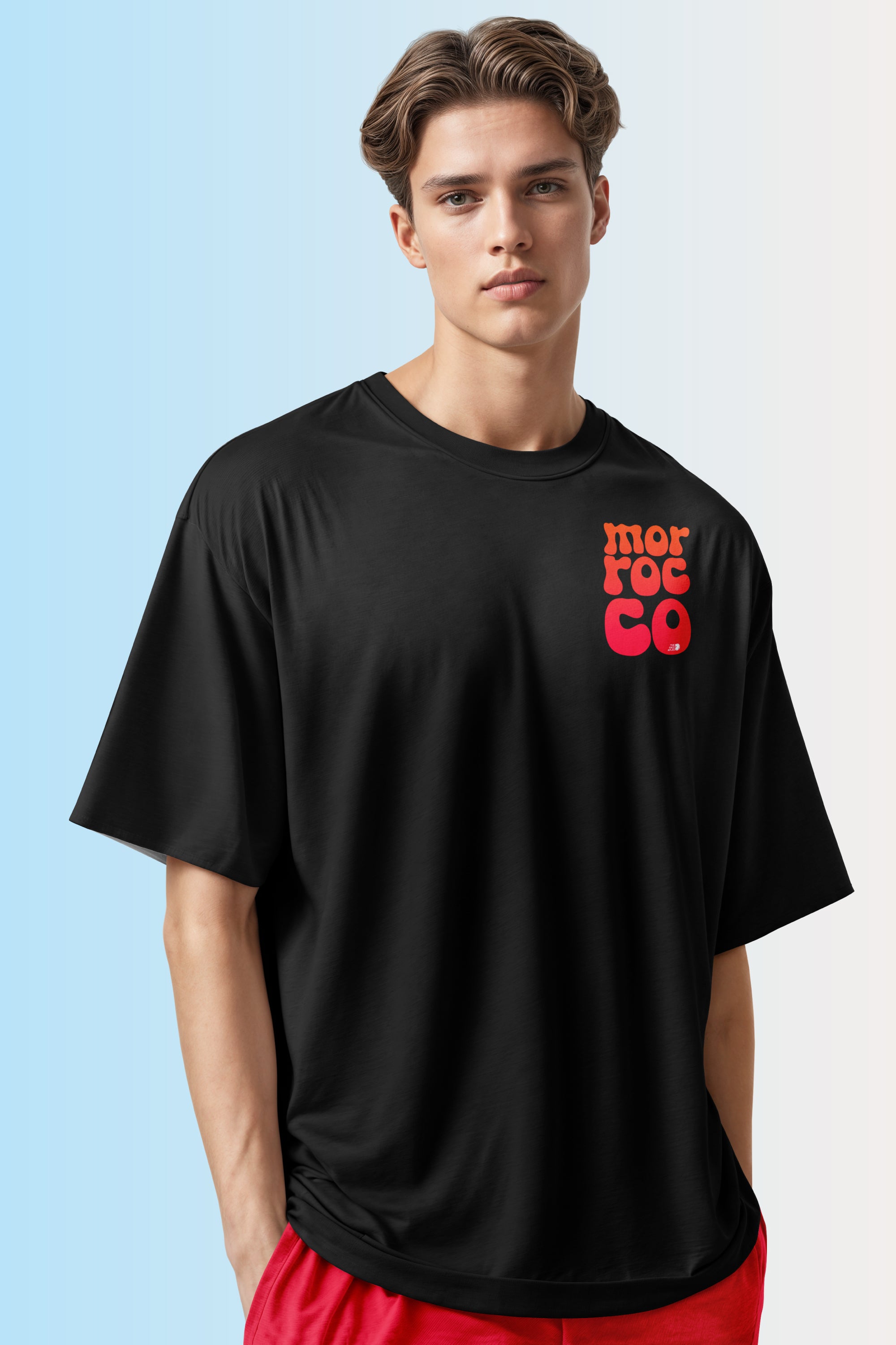 T-shirt Oversize “MOROCCO Minimal” – The Face Atlas