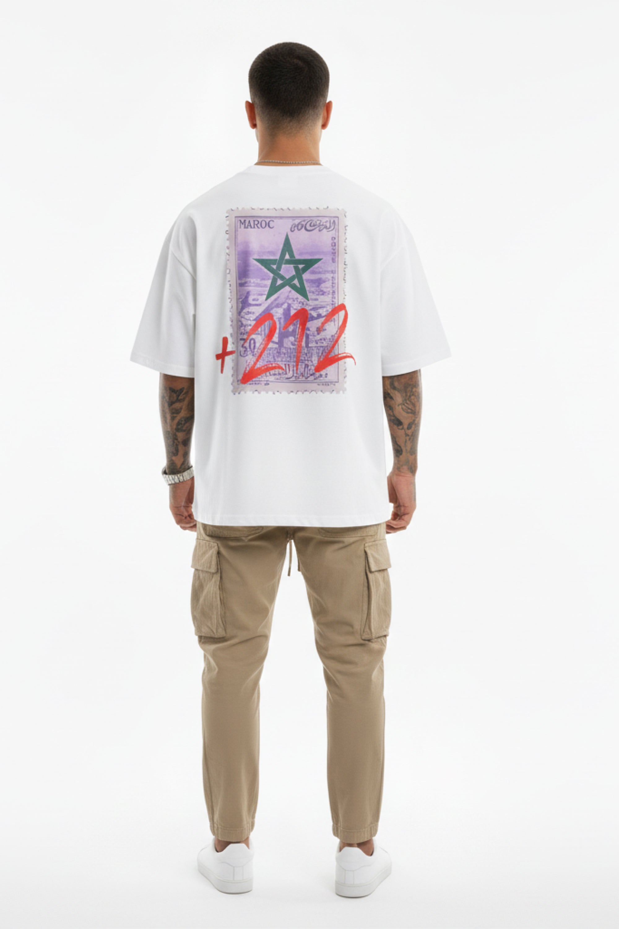 T-Shirt Oversize Maroc — Signature Prestige, 240gsm