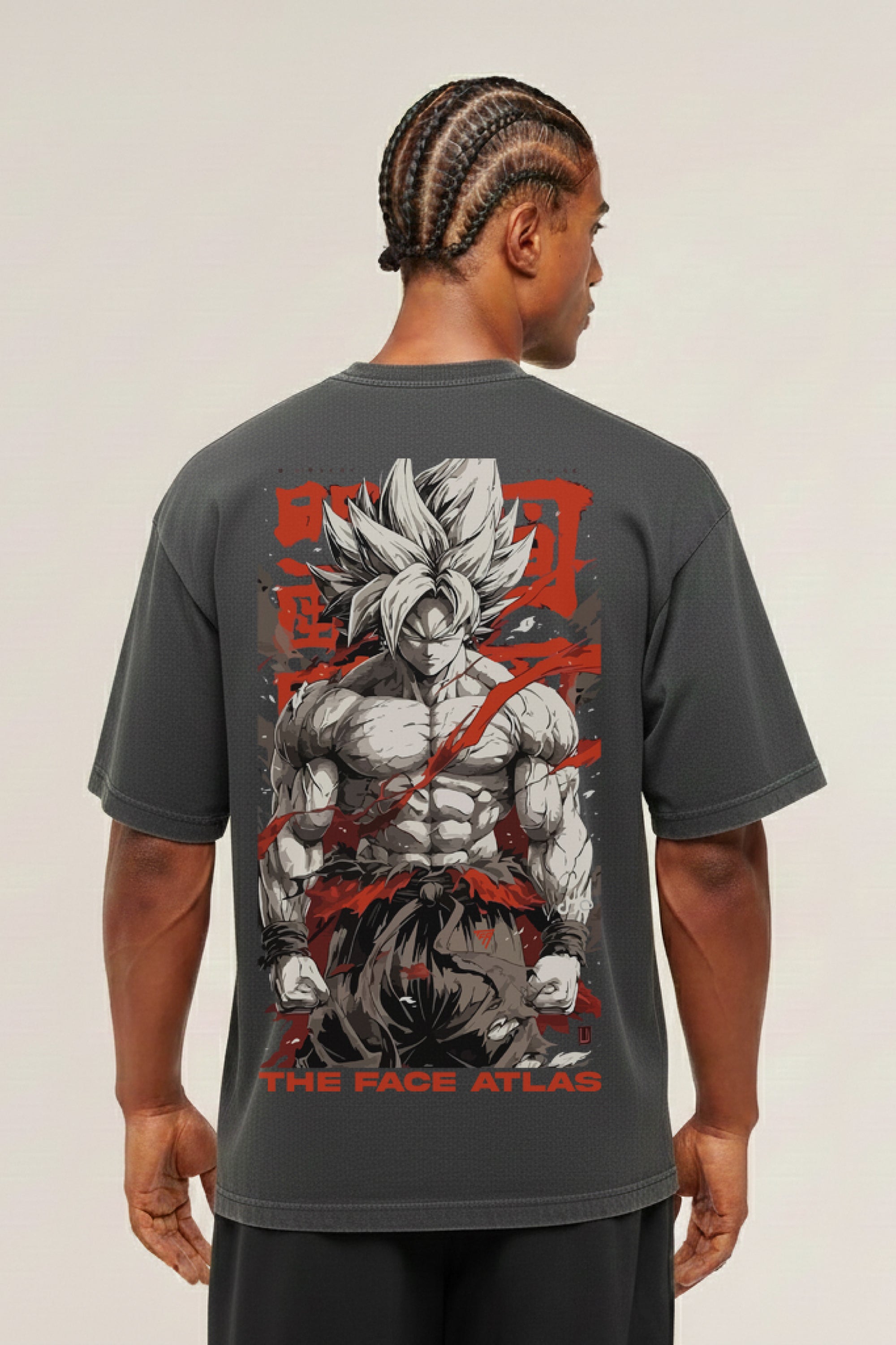 T-shirt Oversize Goku Awakening – 240g/m²