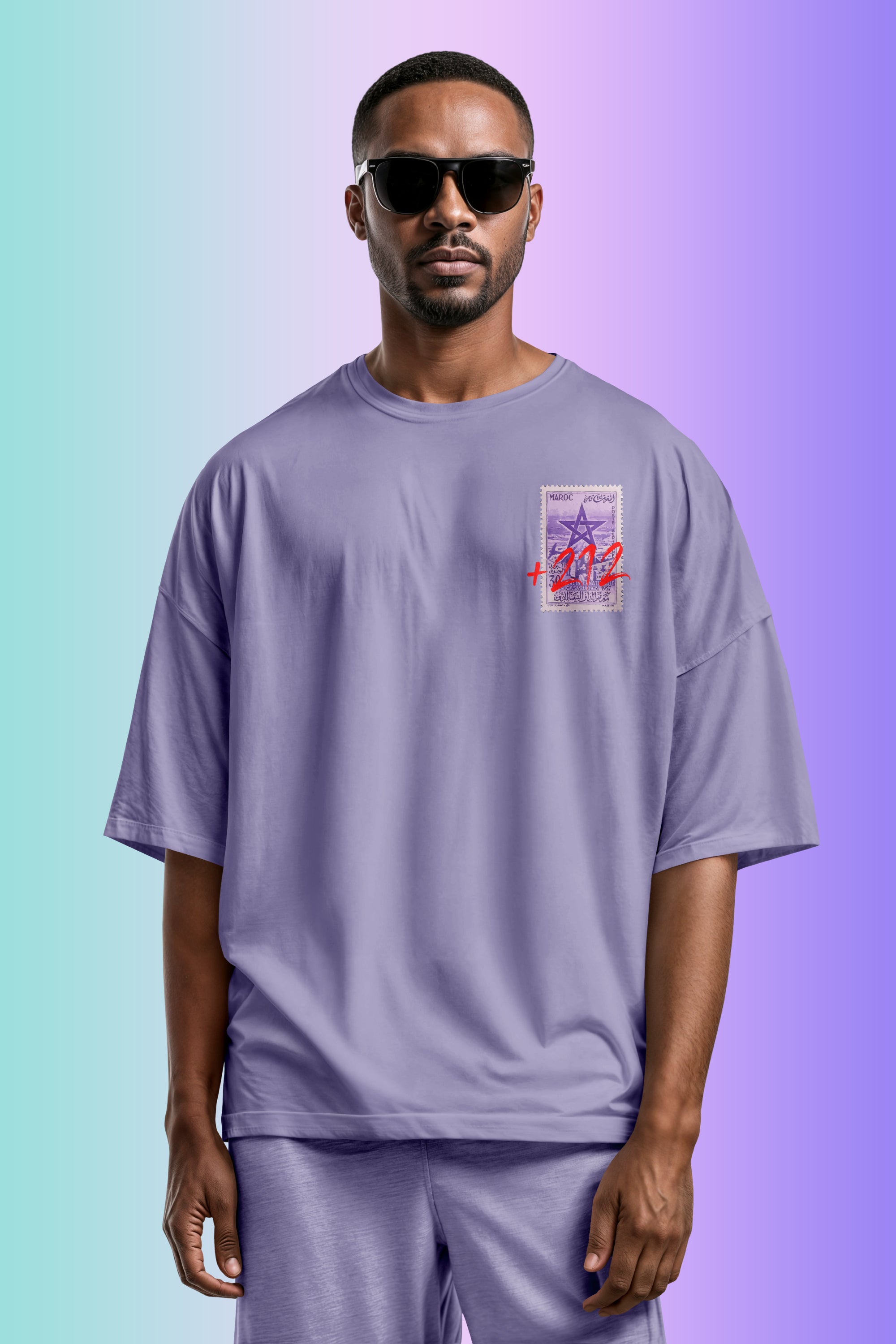 T-shirt oversize Maroc