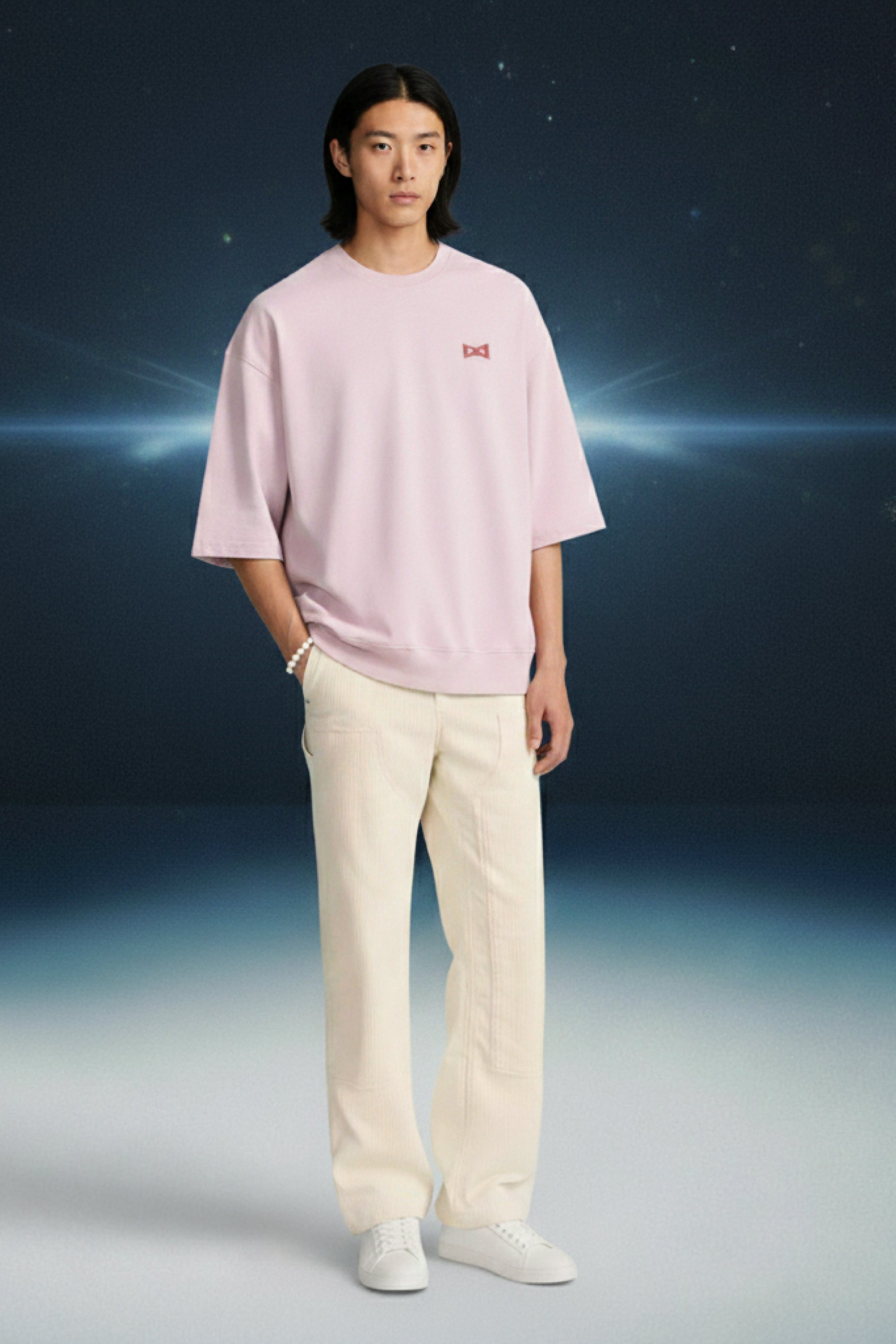 T-SHIRT RUBAN ROUGE – OVERSIZE VINTAGE 285GSM