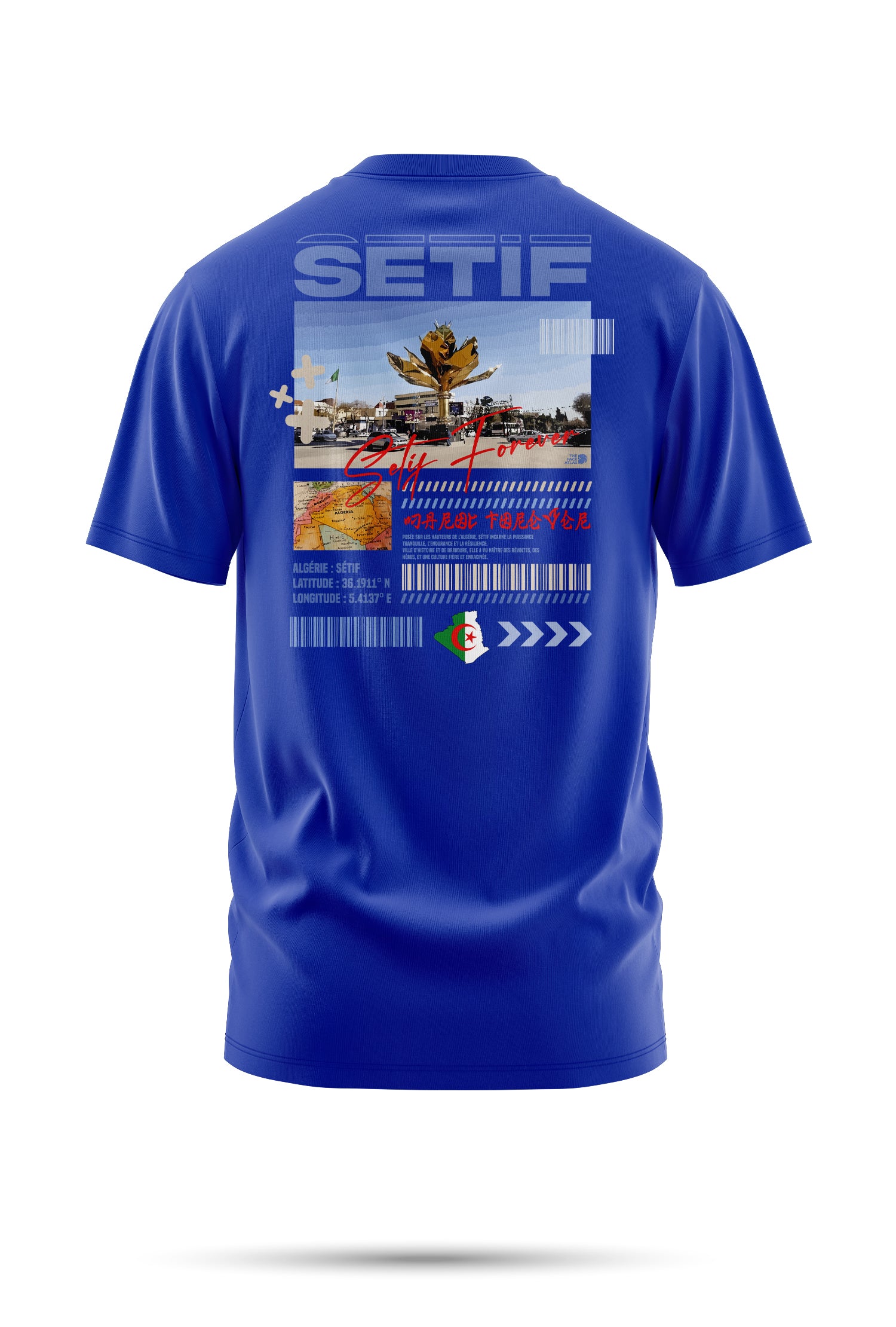 T-SHIRT SÉTIF – THE FACE ATLAS