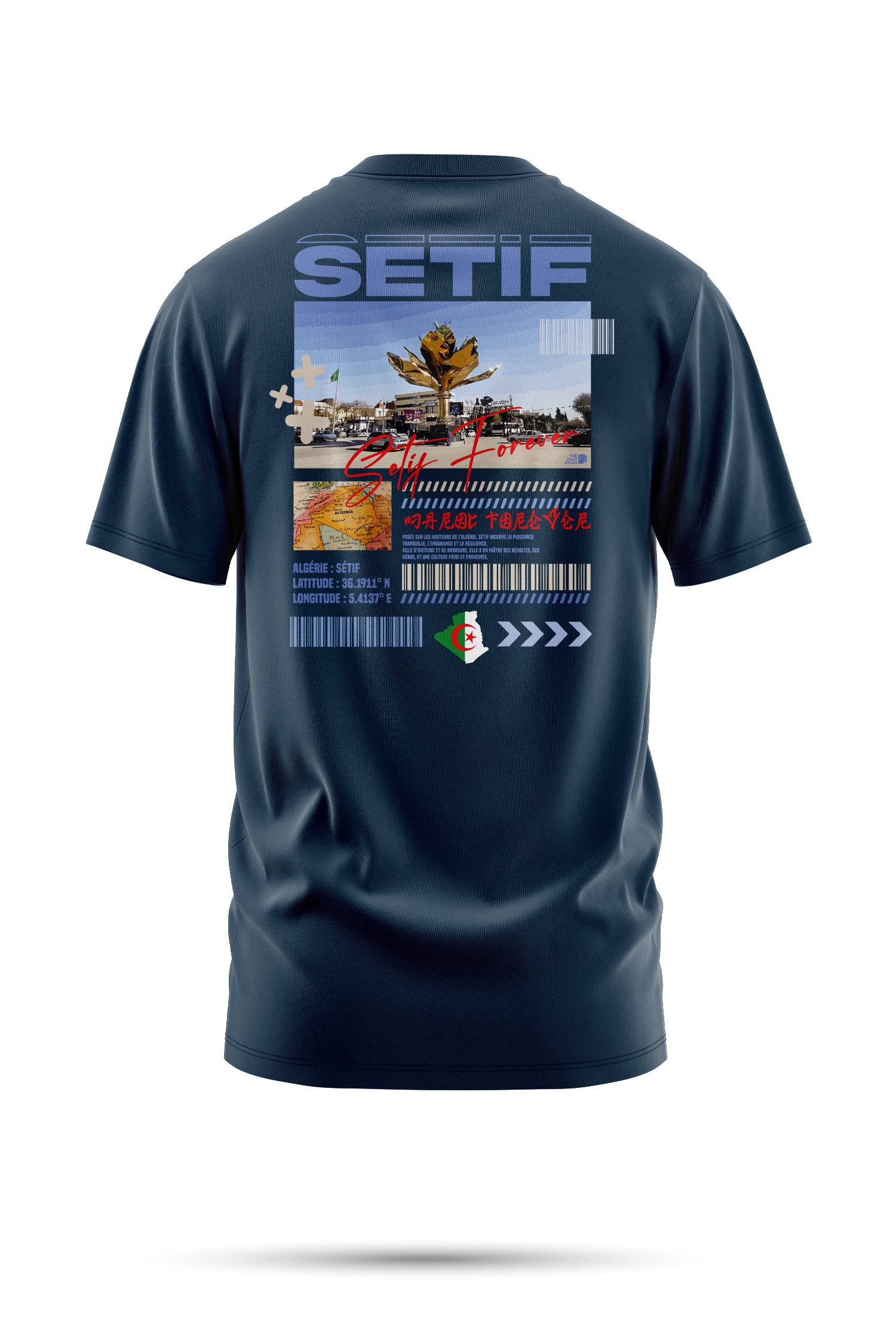 T-SHIRT SÉTIF – THE FACE ATLAS