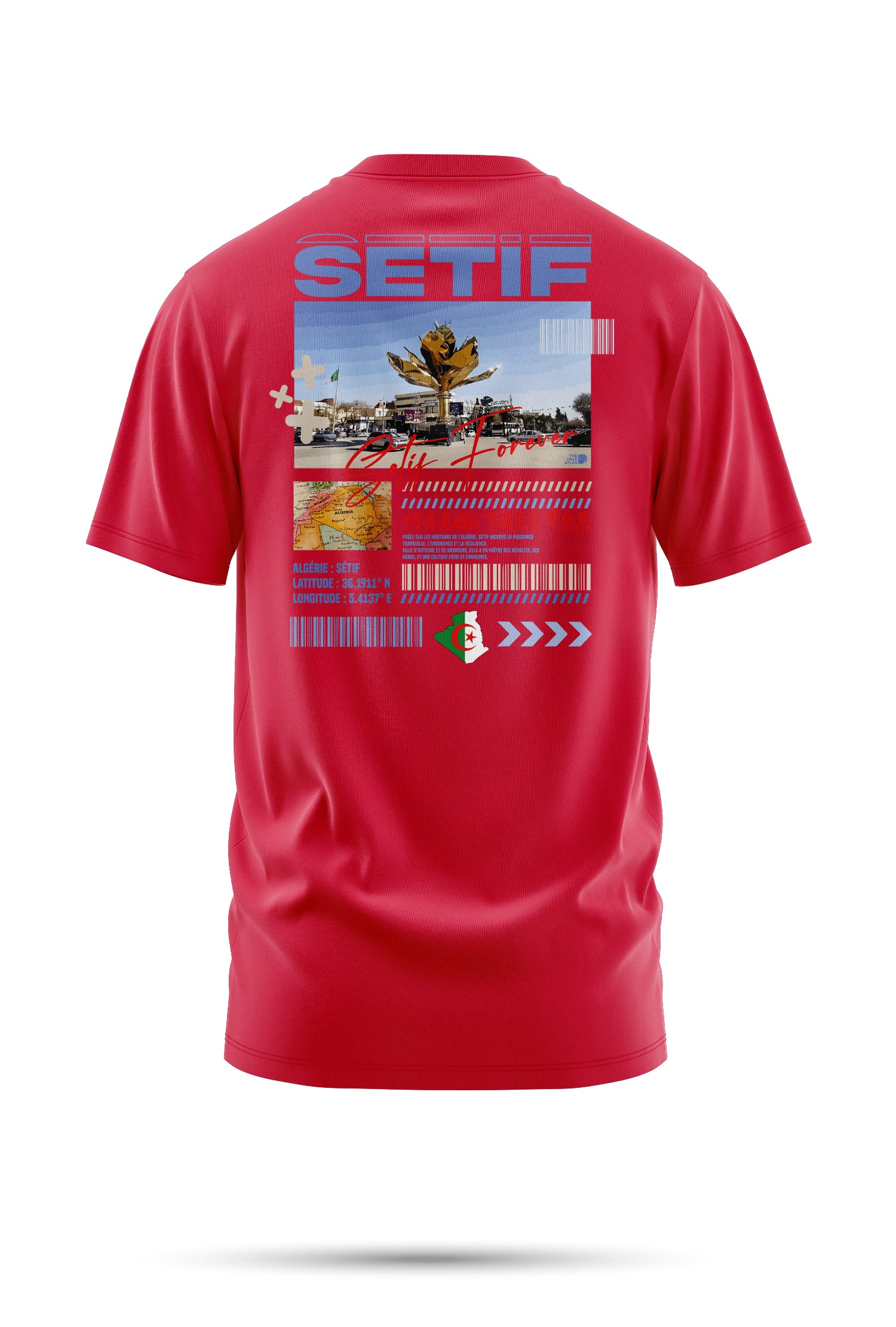 T-SHIRT SÉTIF – THE FACE ATLAS