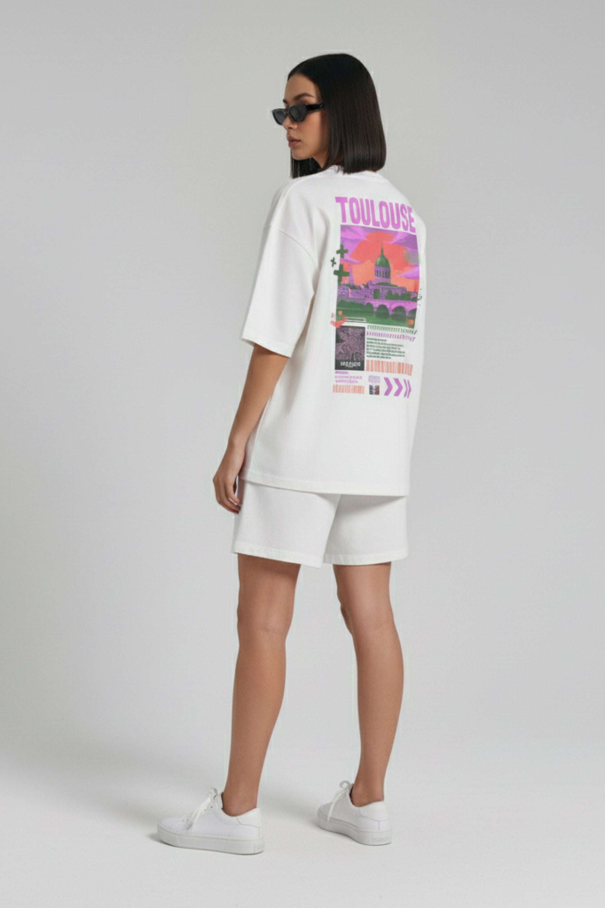 T-shirt Toulouse oversize — 240 g/m², coton peigné