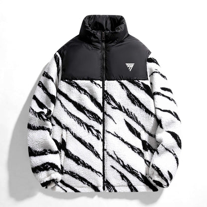TFA – 480g | Veste Oversize Sherpa "Tiger Shadow"