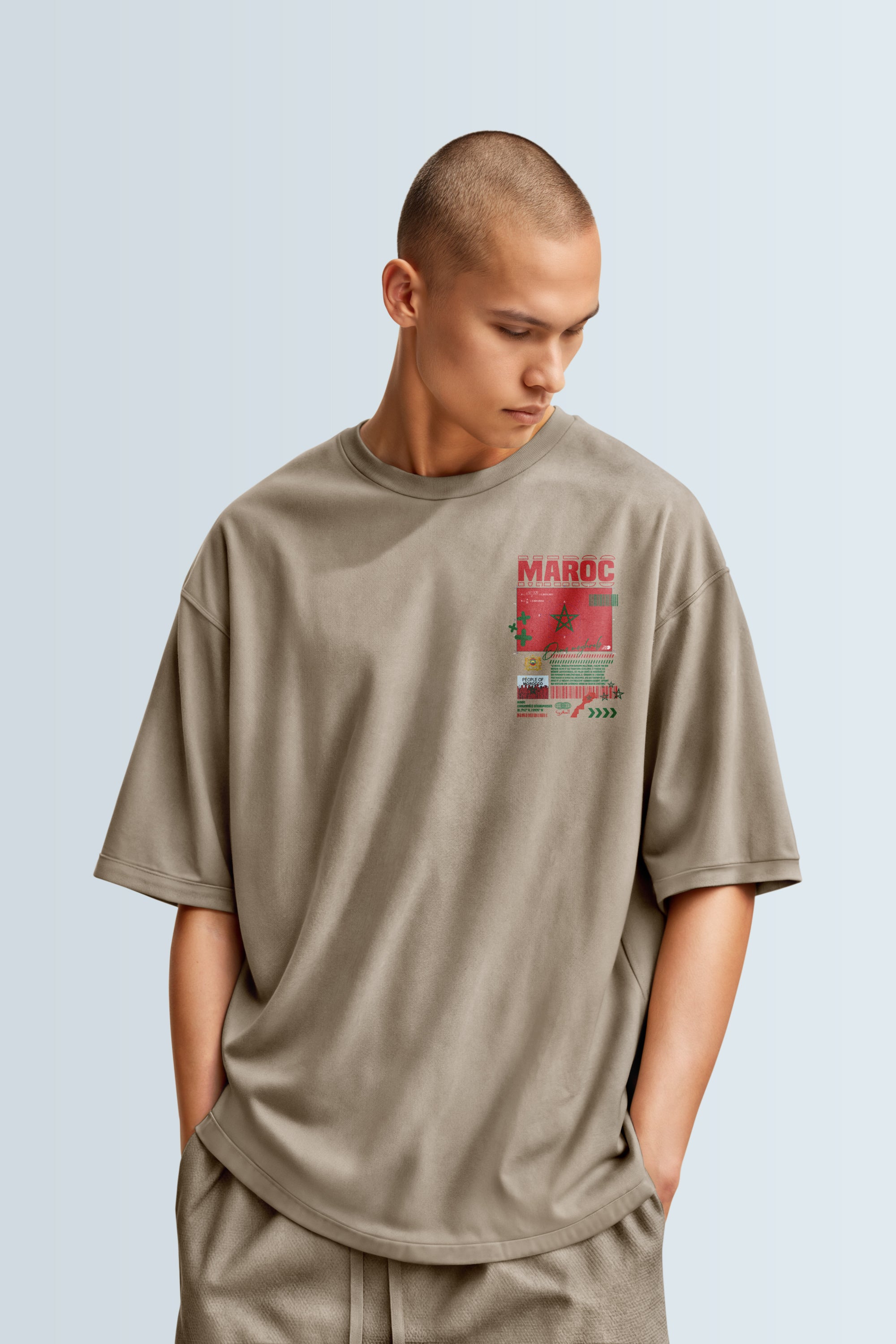 T-shirt Oversize “MOROCCO” – The Face Atlas